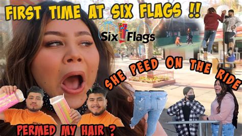 She Had An Accident At Six Flags Our Arizona Friends Came To Visit Us Youtube