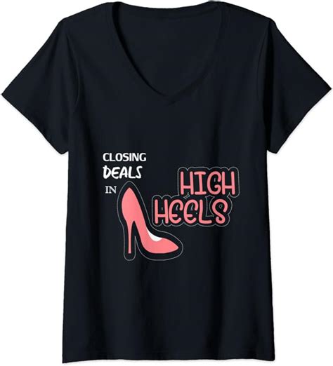 Womens Closing Deals In High Heels Shirts Real Estate