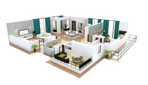 Professionally Create 3d Floor Plan Exterior And Interior Model