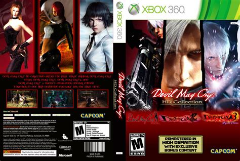 Devil May Cry HD Collection DVD NTSC Custom F XBOX 360 Game Covers