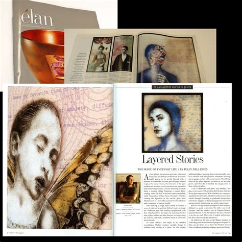 élan Magazine Profile Of Michael Janis Washington Glass Studio