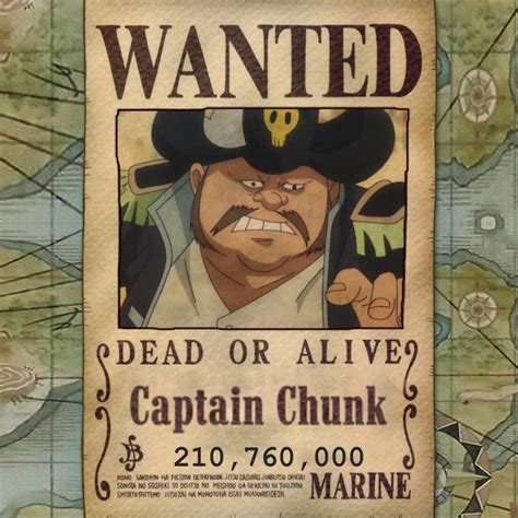 Captain Chunk Wanted Poster By Pirateraider On Deviantart
