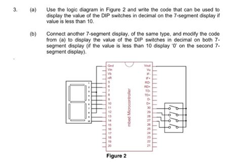 Buy common anode common cathode large 7 segment display. Use The Logic Diagram In Figure 2 And Write The Co... | Chegg.com