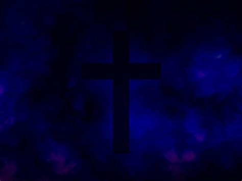 Royal Blue Cross Abstract Clouds Worship Background Abstract Cloud