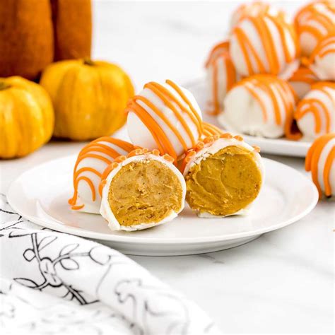 No Bake Pumpkin Cheesecake Balls The Best Blog Recipes