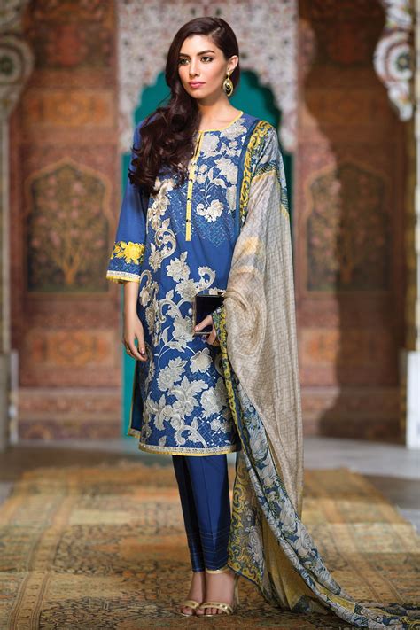 Khaadi Lawn And Chiffon Eid Dresses Collection 2016 2017
