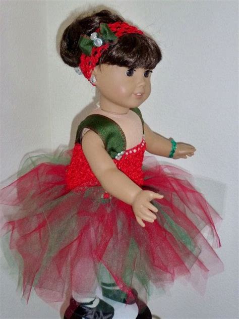 Christmas Decorated Doll Tutu And Headband Fashion By Artsytreats 15