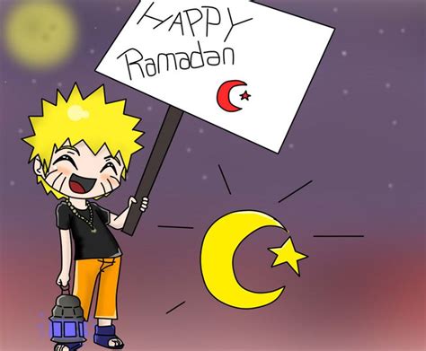 Naruto Happy Ramadan Anime Space Art Naruto