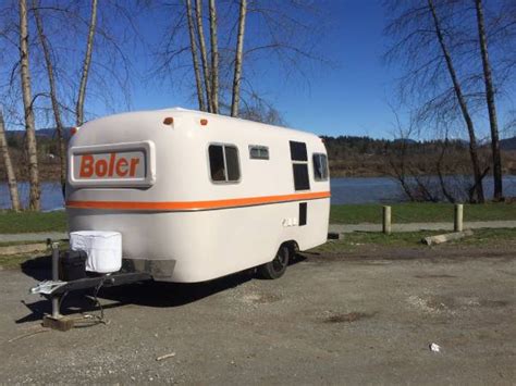 Beautifully Restored Rare Boler Travel Trailer Nice To Own Rv