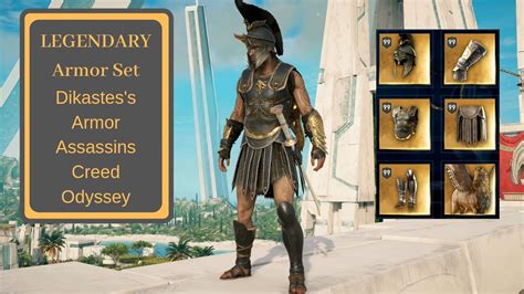 Assassins Creed Odyssey Dikastess Legendary Armor Atlantis Dlc Youtube