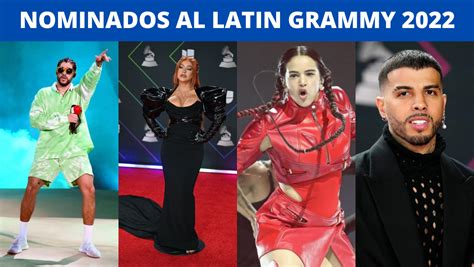 lista de nominados latin grammy 2022 ¿cómo ver la fecha y hora de los ganadores diario el tiempo