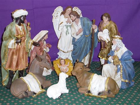 Canvas Nativity Set 30cm Southern Cross Church Supplies