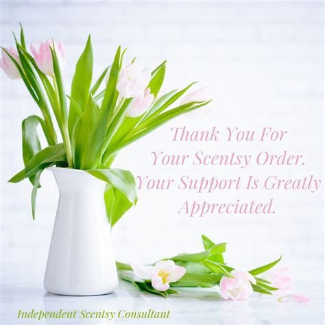 Thank you for your order: Scentsy Spring thank you for your order flyer | Scentsy ...