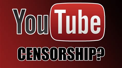 Youtube Censors Video On Censorship