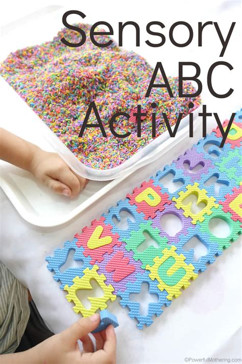 Sensory Abc Activity For Preschool Or Kindergarten