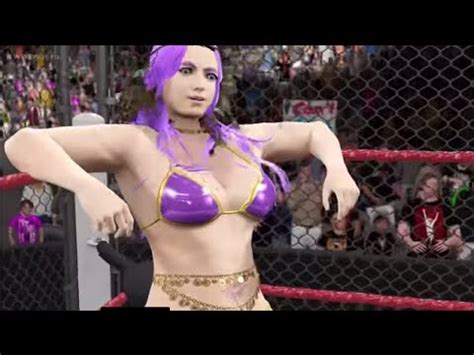 WWE 2K16 PS4 CAW DIVA SUME Steel Cage Single Match 20151125013411 YouTube