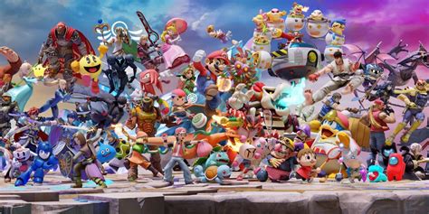 Super Smash Bros Ultimate Roster Grows To Ridiculous Size In Fan Poster