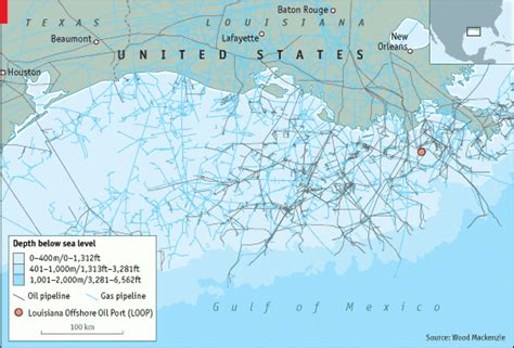 Loop Louisiana Offshore Oil Port Map Gulucute
