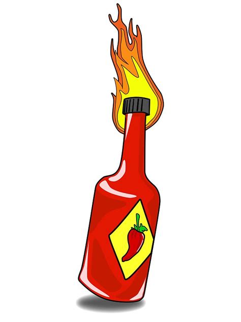 Cartoon Hot Sauce Stickers By Mdkgraphics Redbubble