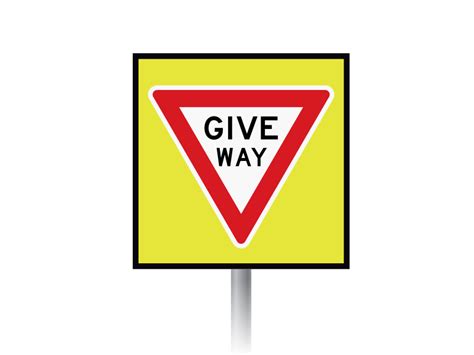 Give Way Sign Clip Art Library