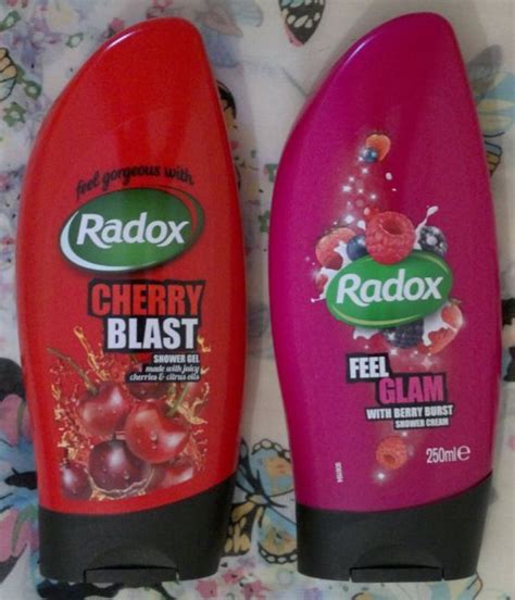 Radox Cherry Blast Shower Gel And Radox Feel Glam With Berry Burst Shower