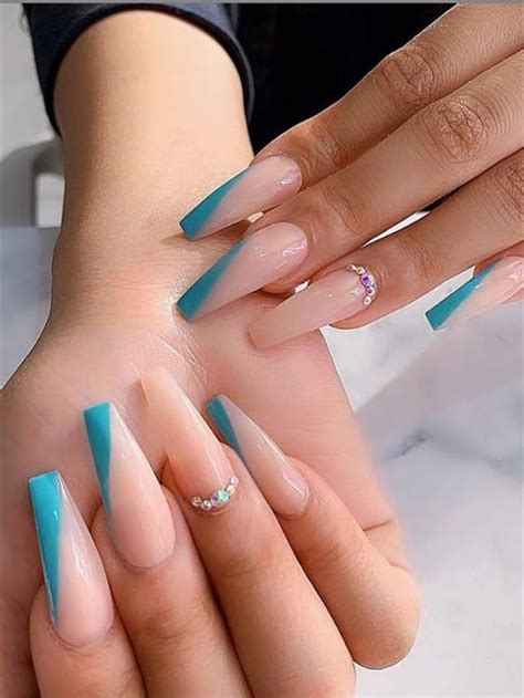 40 Beautiful Acrylic Coffin Nails Design For Long Nails This Summer Fashionsum