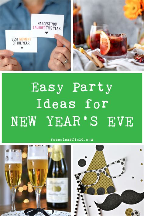 Last Minute New Years Eve Party Ideas Rose Clearfield