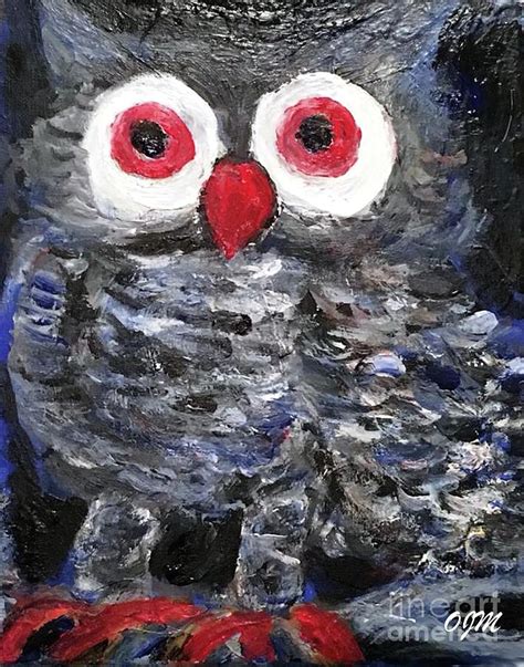 Night Owl Painting By Owen Mccafferty Fine Art America