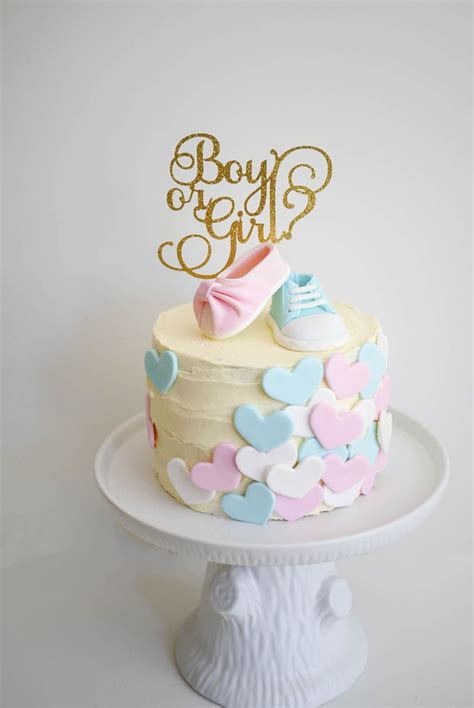 Gender Reveal Party Cake Ideas Wiki Cakes