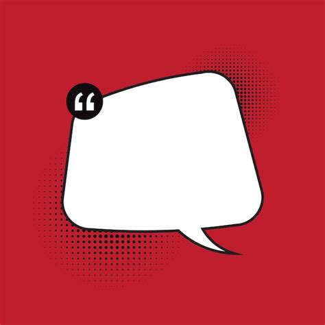 Premium Vector Speech Bubble Vector In Halftone Style