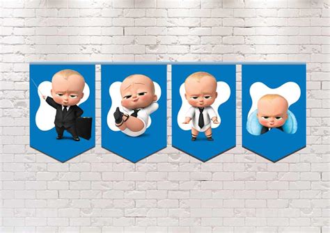 Boss Baby Bunting Banner Buy Customised Theme Party Supplies And