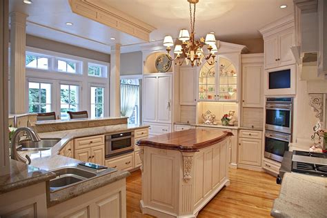 Upgrade the look of white kitchen cabinets by using a glazing technique to give them an antique or textured appearance. Painted/Glazed Kitchen | Antique white kitchen, Kitchen ...