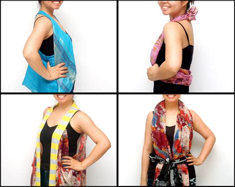 7 Ways To Turn A Scarf Into A Vest Wikihow