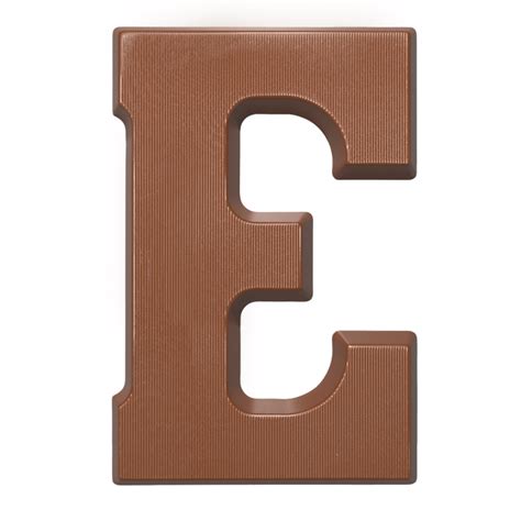 Brunner Chocolate Moulds Letter E Online Shop