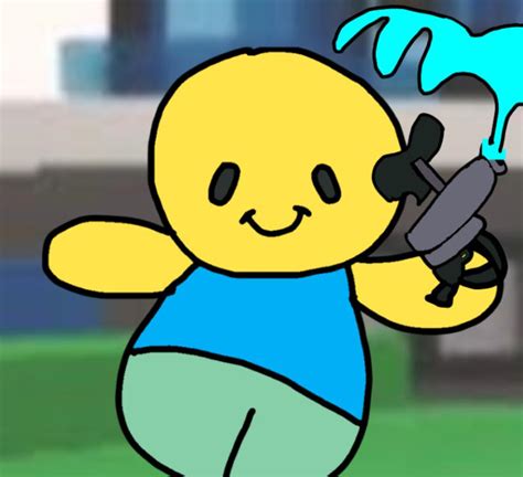 Baby Noob With Paintball Gun Rroblox