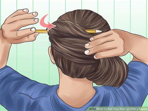 5 Ways To Put Your Hair Up With A Pencil Wikihow