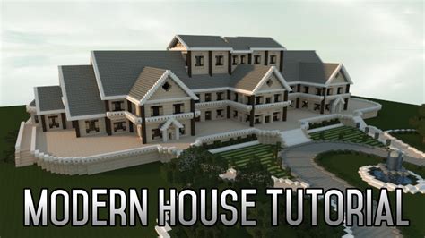 Minecraft Insane Modern House Tutorial Part 1 Xboxpc 2015 Youtube