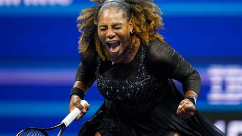 Us Open Serena Williams Party Continues After First Round Win Against Danka Kovinic Tennis