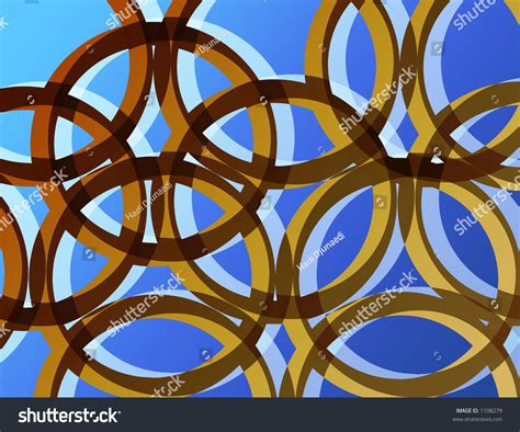 Abstract Design Pattern Circle Composition Stock Illustration 1108279