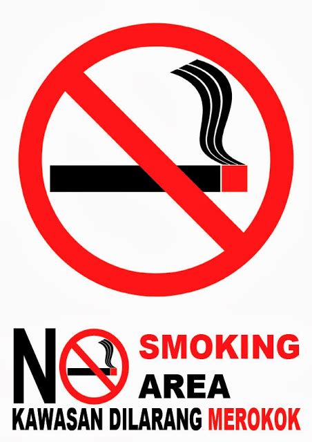 Populer Area Dilarang Merokok Gambar Rambu Rambu Imagesee