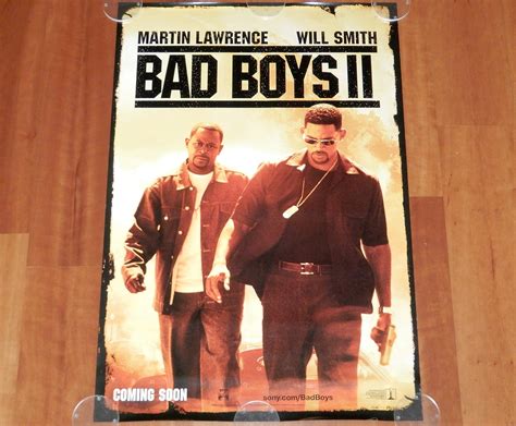 Original Movie Poster Bad Boys Ii 2003 Unfolded Intl One Sheet