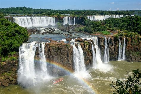Iguazu Falls Argentina And Brazil Travel Guide Map