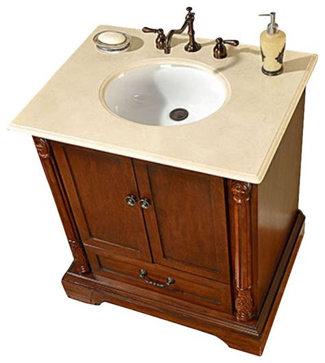 32 Inch Traditional Single Sink Bathroom Vanity Traditional