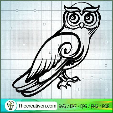 Owl Vol 5 Svg Free Owl Svg Freefree Svg For Cricut Silhouette
