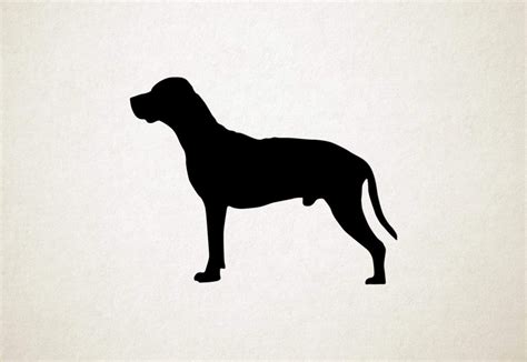 Silhouette Hond Catahoula Cur Emax Deco