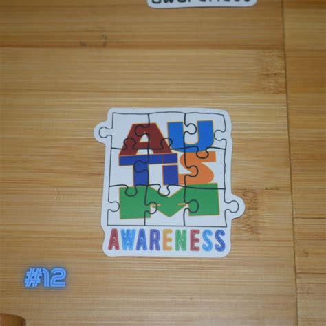 Autism Awareness Sticker Autistic Autism Awareness Etsy