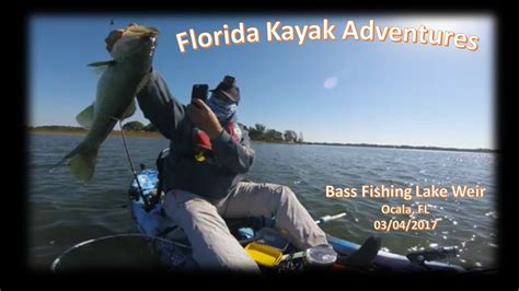 Kayak Bass Fishing On Lake Weir Ocala Florida Youtube
