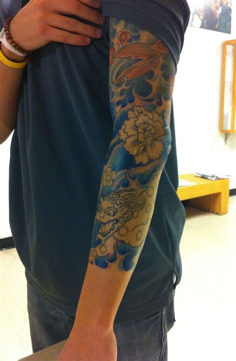 Japanese Blue Waves Tattoo Sleeve Sleeve Tattoos Tumblr Wave Tattoo