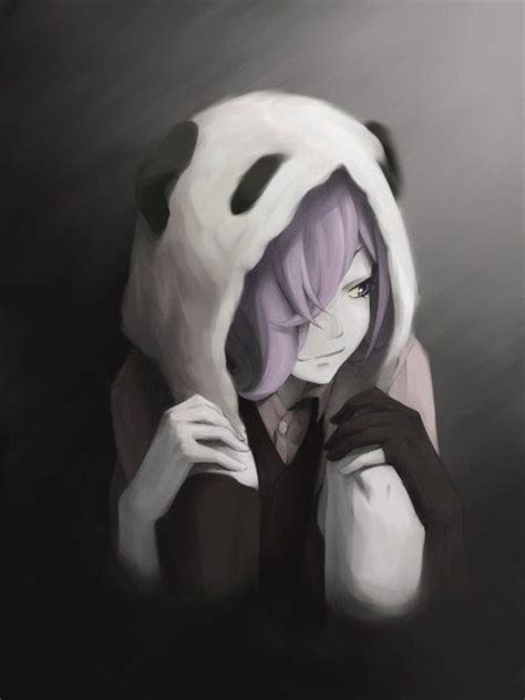 Emo Panda Girl Anime Emoscenelove Pinterest Que Un And Perhaps