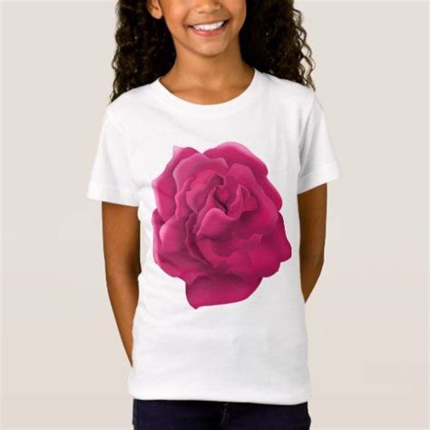 Pink Flower T Shirt Pink Roses Pink Flowers Floral Birthday Party